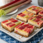 Rhubarb Cheesecake Squares Recipe