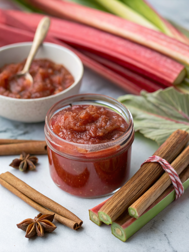 Rhubarb Cinnamon Jam Recipe