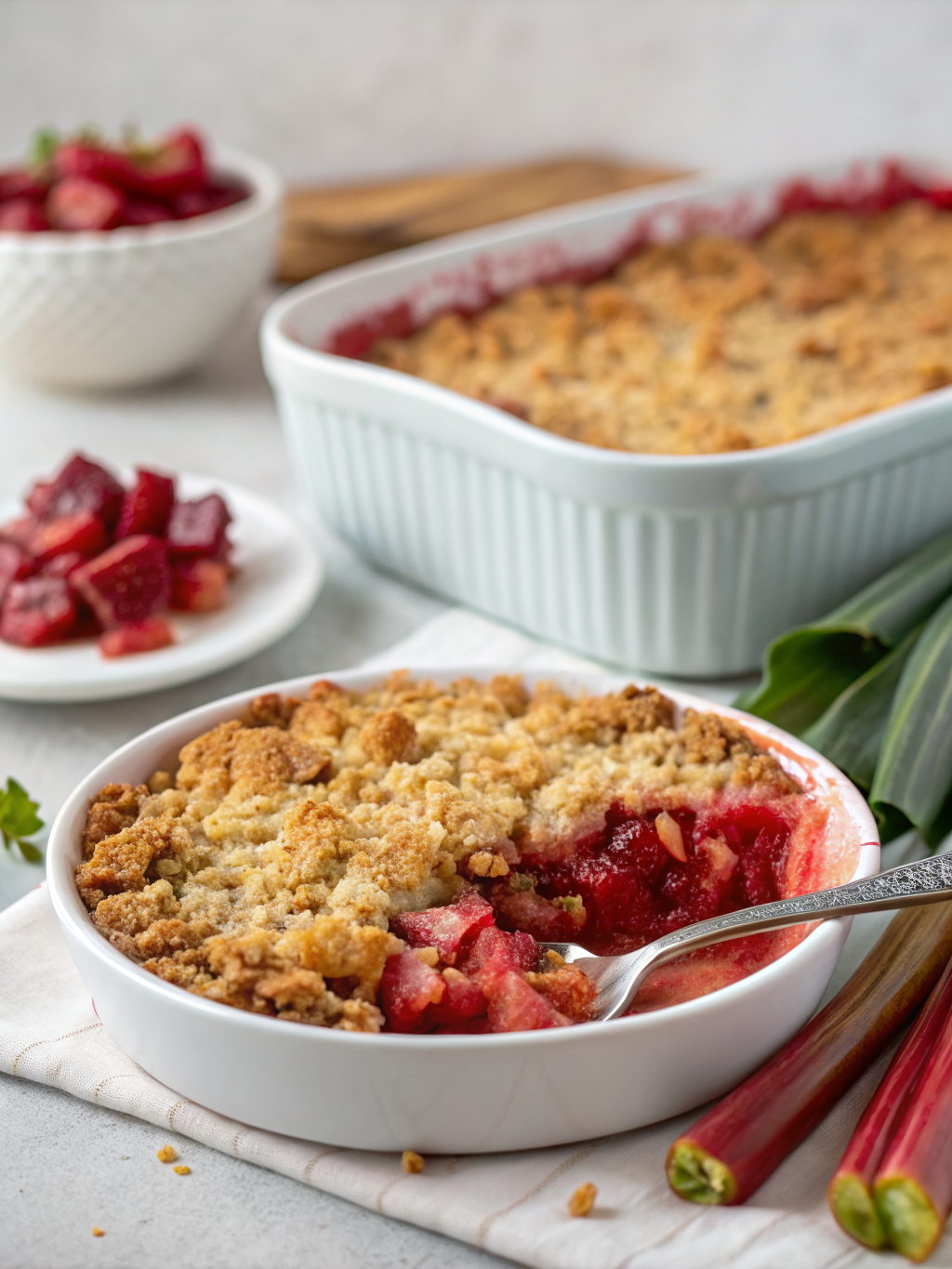 Rhubarb Crisp Dessert