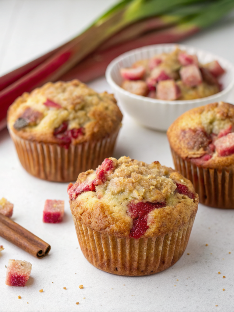 Rhubarb Muffins