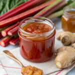 Small Batch Honey Rhubarb Ginger Jam
