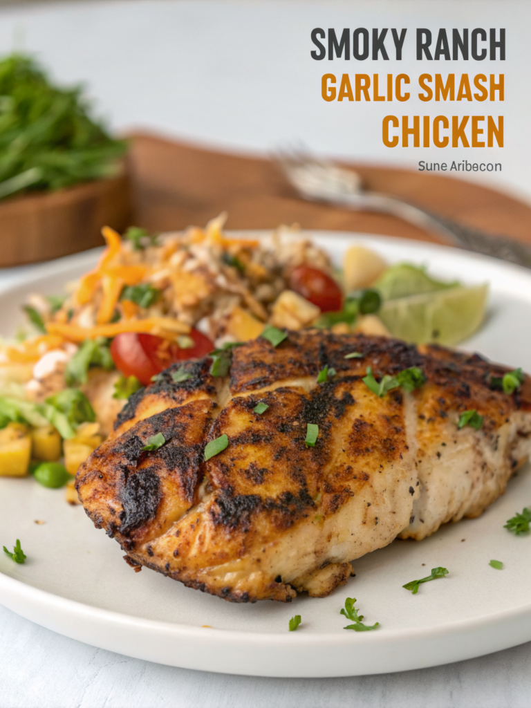 Smoky Ranch Garlic Smash Chicken