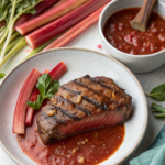 Spiced Rhubarb Steak Sauce