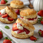 Strawberries and Cream Scones