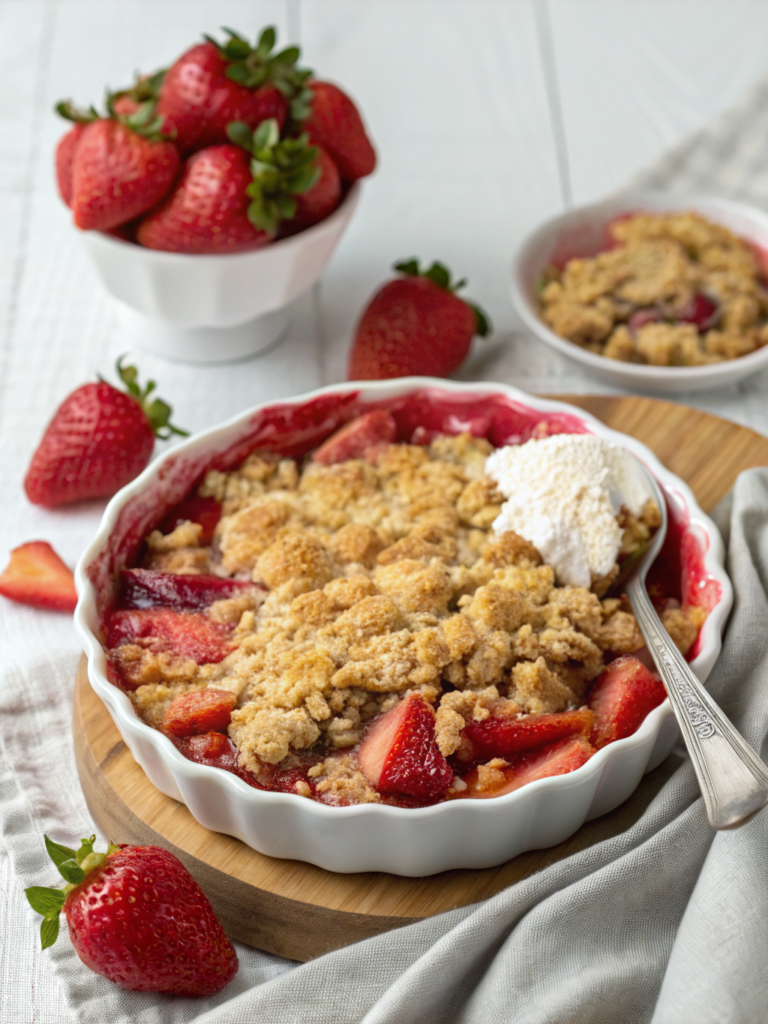 Strawberry Rhubarb Crisp