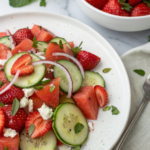 Strawberry Watermelon Cucumber Salad