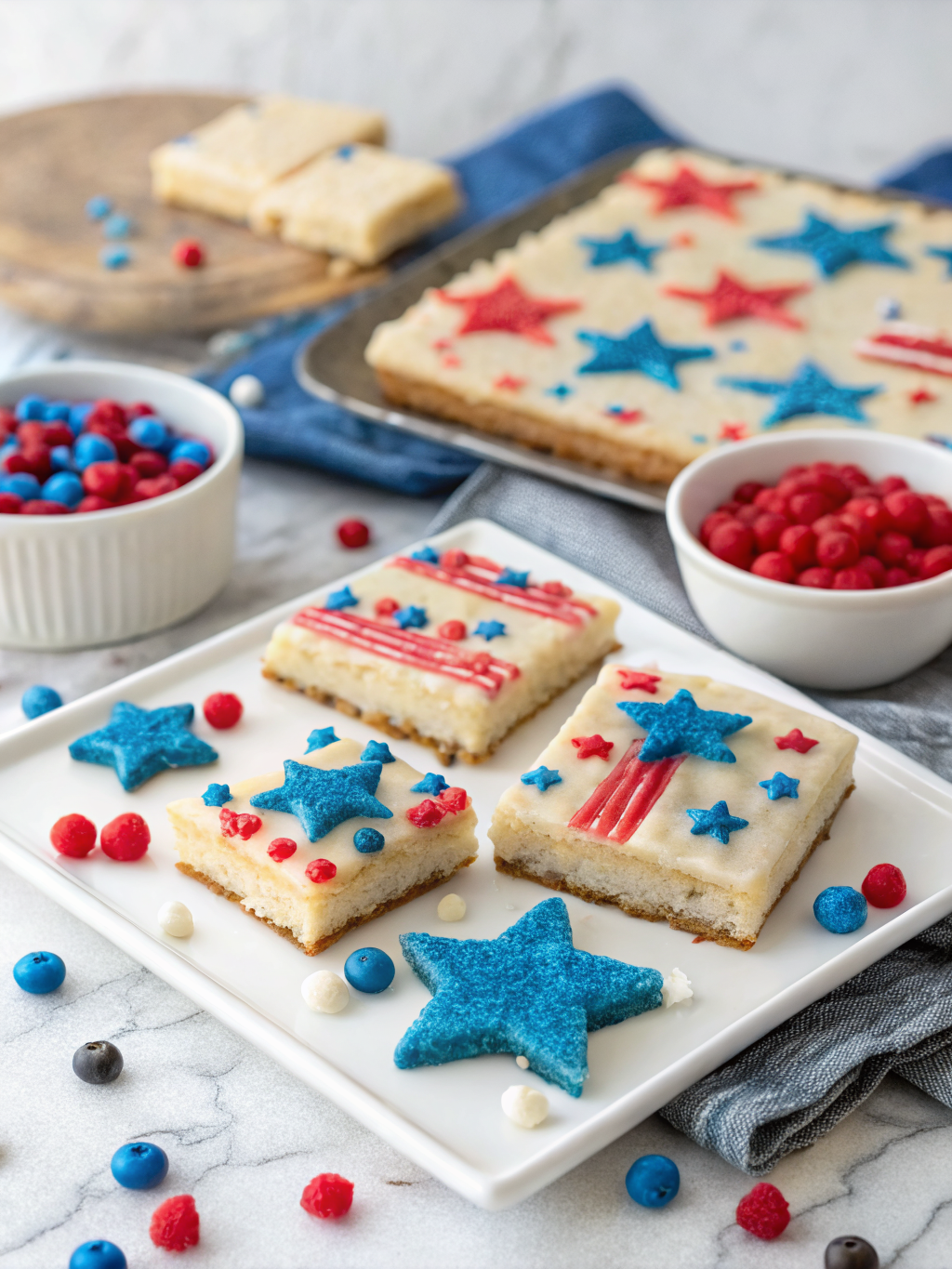 The Best Patriotic Sugar Cookie Bars