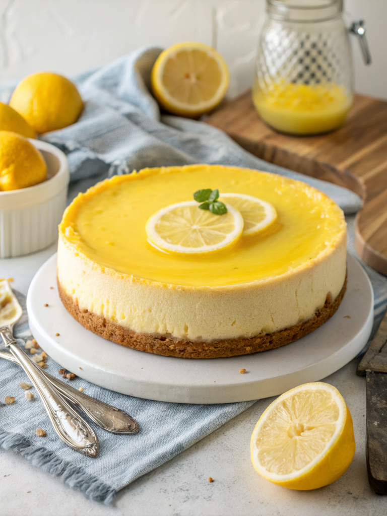 Ultimate Creamy Lemon Cheesecake