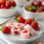 3 Ingredient Strawberry Yogurt Bites