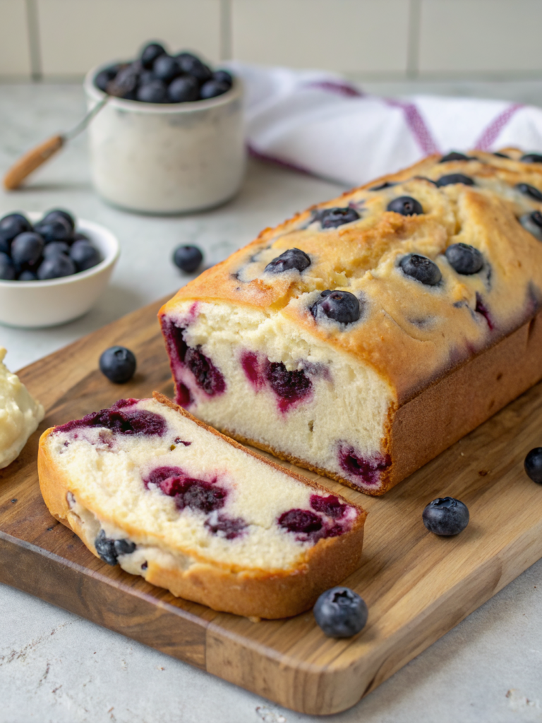 BLUEBERRY CREAM CHEESE BREAD