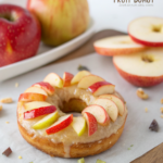 EASY APPLE FRUIT DONUTS (HEALTHY KID SNACK)