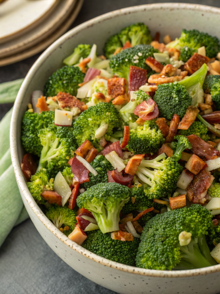 Easy Broccoli Bacon Salad Recipe
