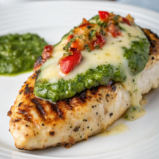 Grilled Salsa Verde Pepper Jack Chicken Recipe