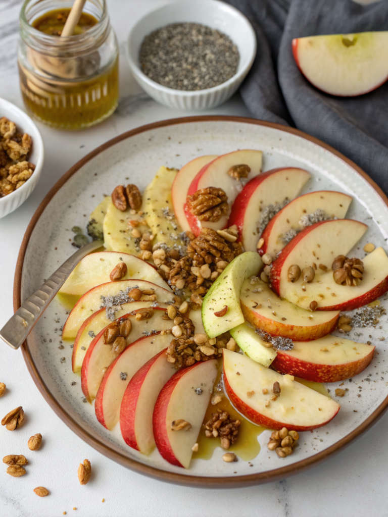 Healthy Apple Nacho Recipe (5-Minutes)