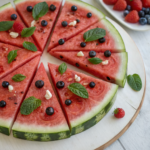 Healthy Watermelon Fruit Pizza