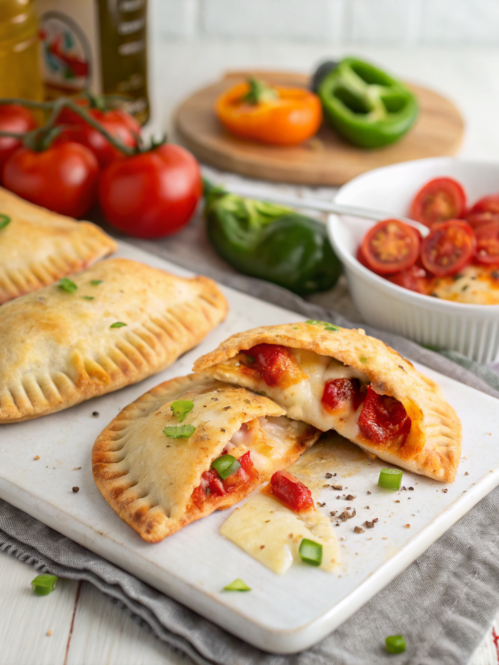 Homemade Pizza Pockets for Kids