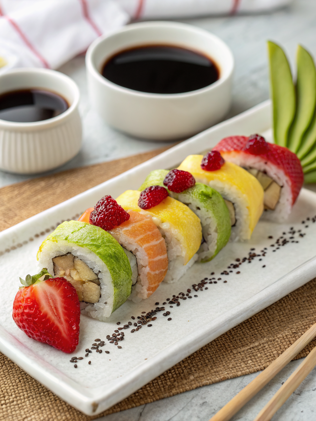 Rainbow Fruit Banana Sushi: 5 Fun Steps to Make This Healthy Treat 3 Rainbow Fruit Banana Sushi