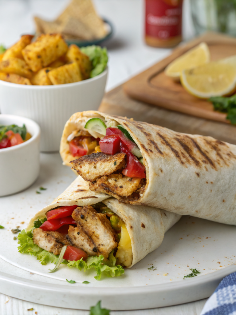 Tasty Grilled Chicken Wraps