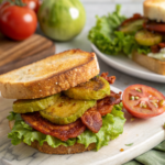 Crunchy Fried Green Tomato BLT Sandwich