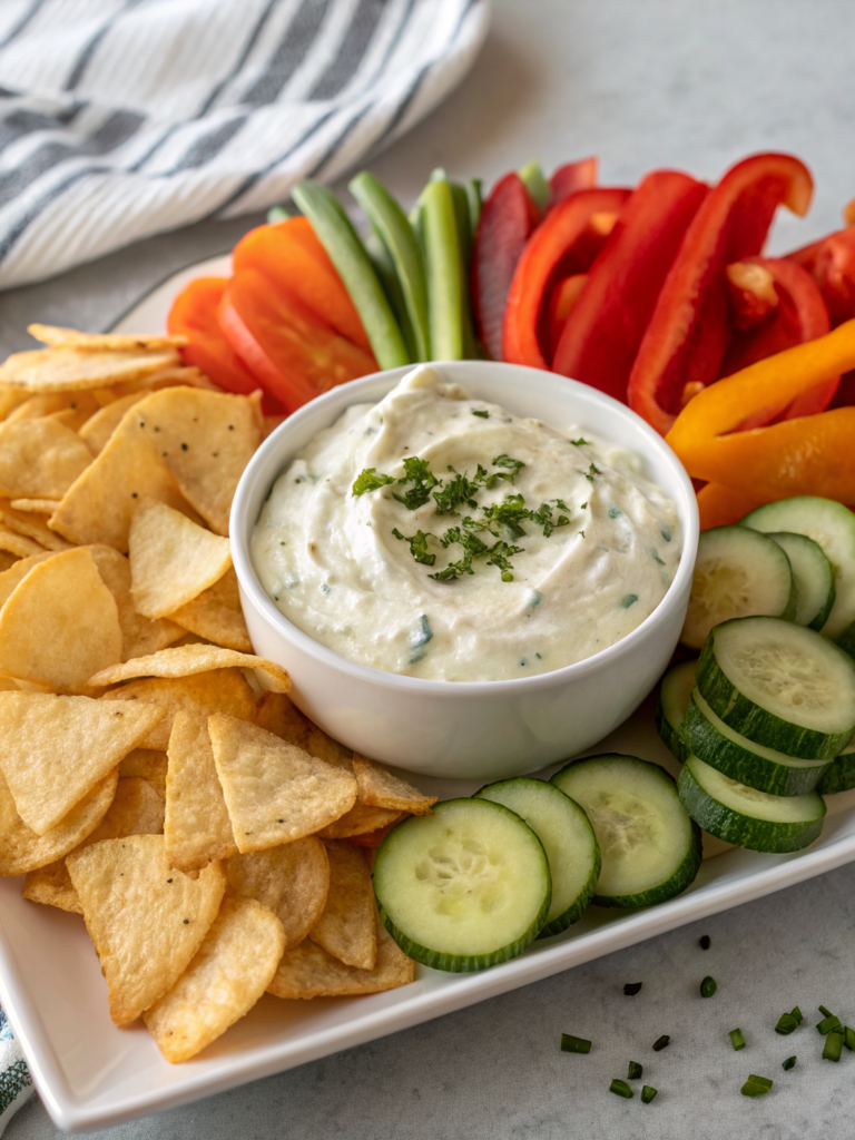 Sour Cream Dip Recipe For Chips, Veggies