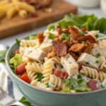 chicken bacon ranch pasta salad