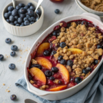 Blueberry Peach Crumble
