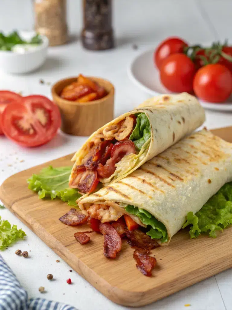 Delicious Grilled Blt Wraps