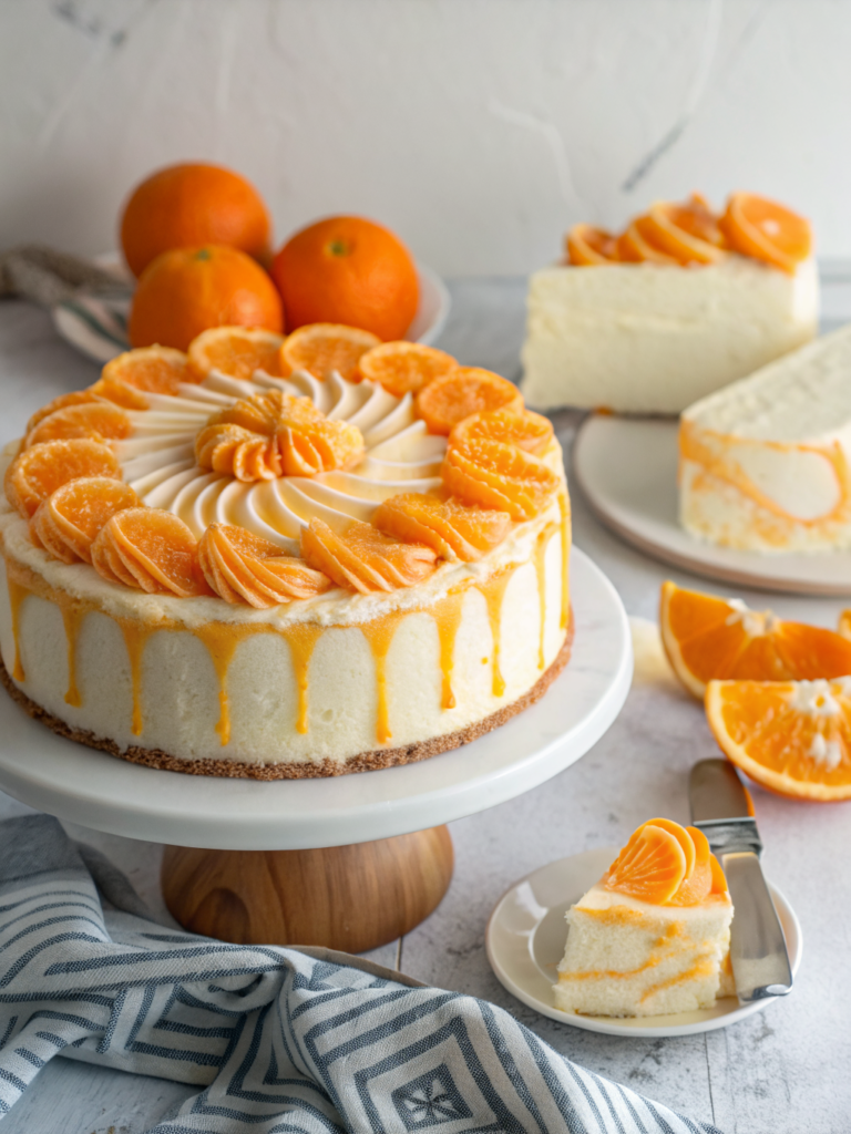 Dreamy Orange Creamsicle Cake