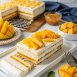 Filipino Mango Float (No-Bake Icebox Cake)