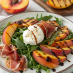 Grilled Nectarine Burrata Prosciutto Salad