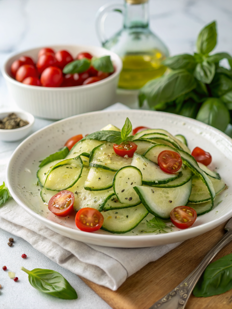 Italian Cucumber Salad