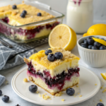 Lemon Blueberry Cheesecake Dump Cake