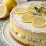 Light and Fluffy Italian Lemon Cream Cake Recipe