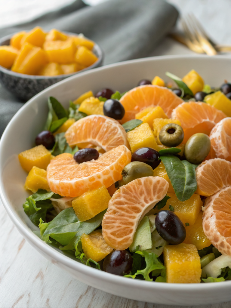 Mandarin Orange Salad (Olive & Mango)