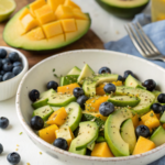 Mango Cucumber Salad with Blueberries and Avocado