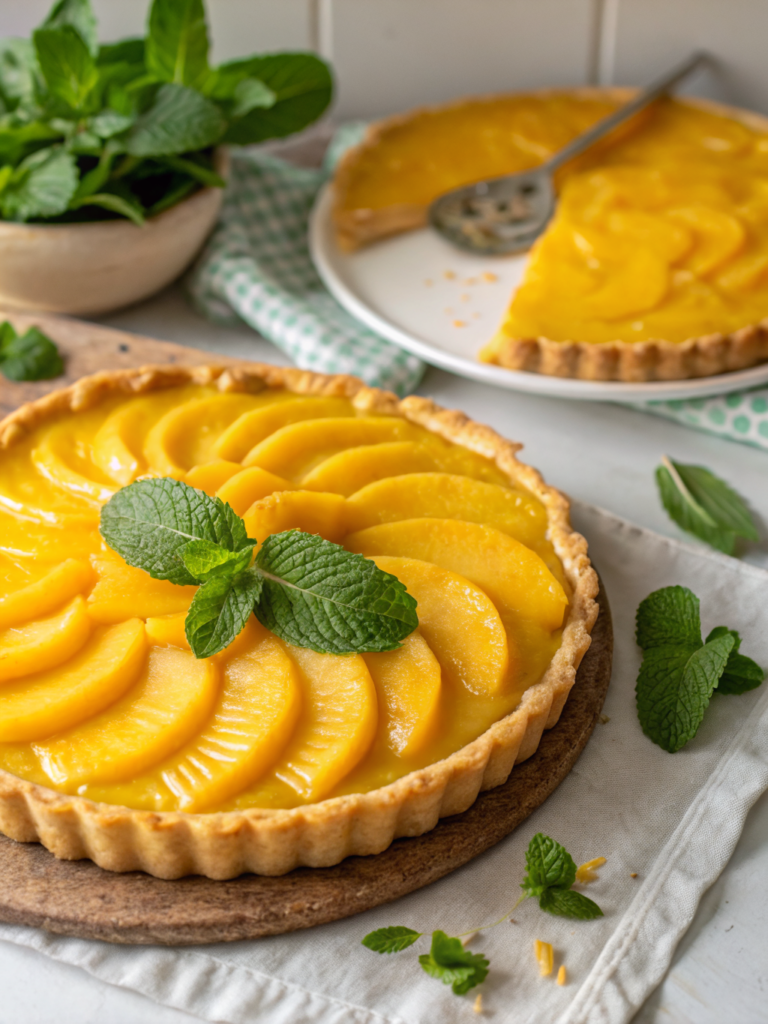 Mango Curd Tart Recipe