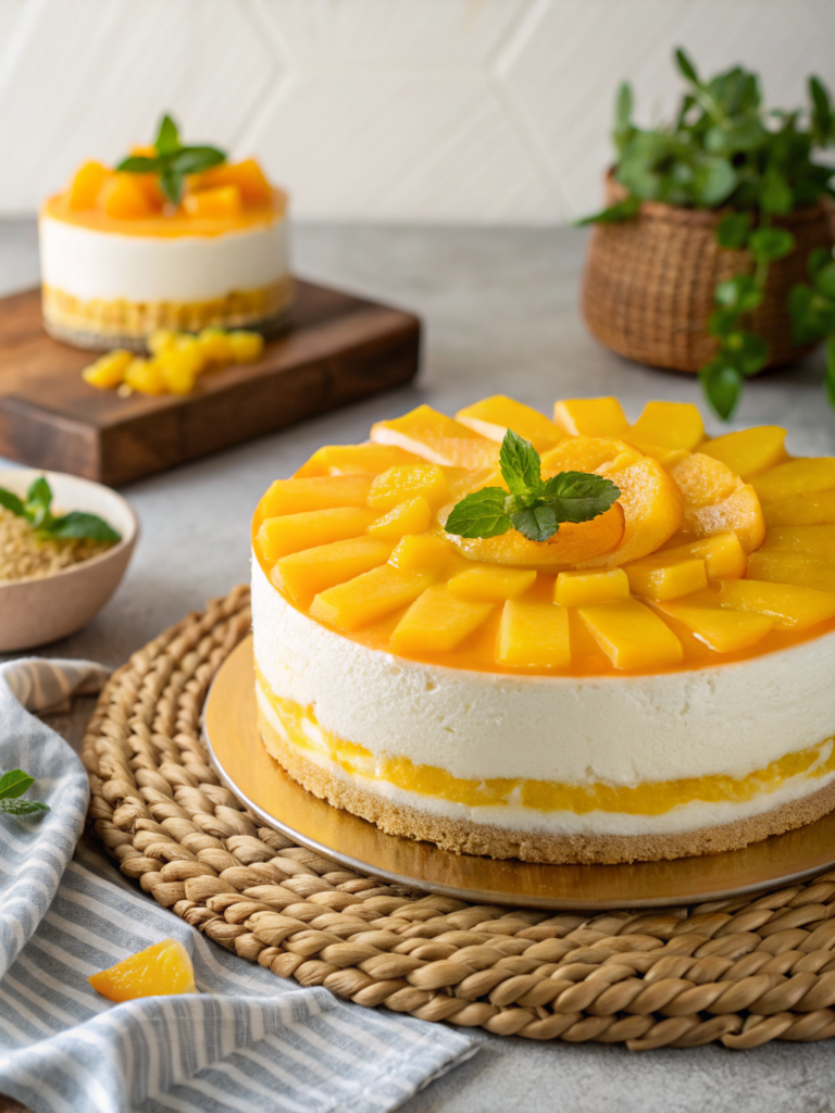 Mango Mousse Cake