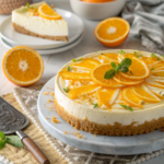 No-Bake Orange Creamsicle Cheesecake