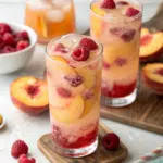 Peach Raspberry Lemonade