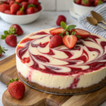 Strawberry Swirl Cheesecake Recipe