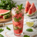 Watermelon Mint Mojito Mocktail