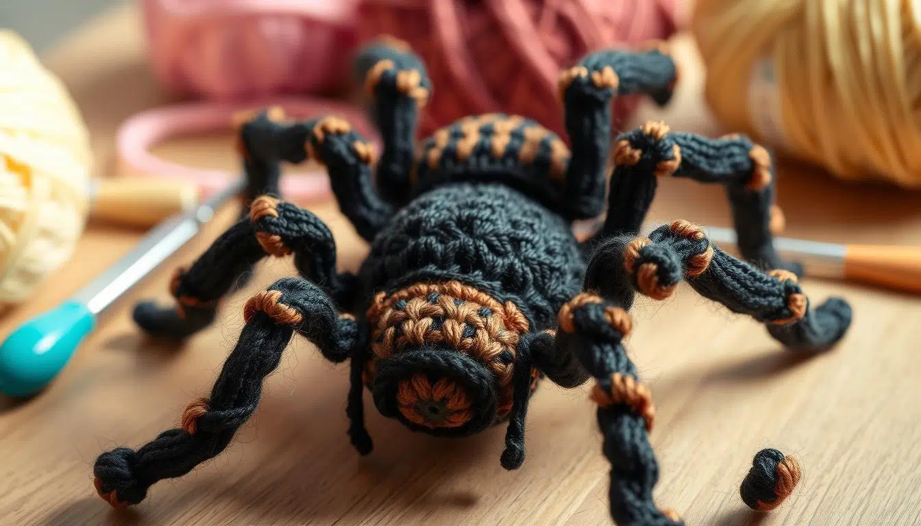 Crochet Spider Pattern for Beginners Easy Step by Step 3 crochet spider body