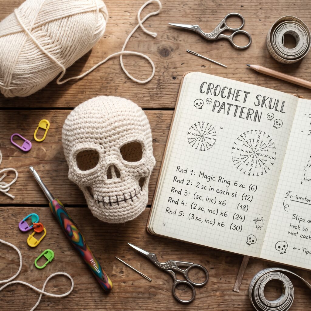 Crochet Skull Pattern: Motifs and Project Ideas