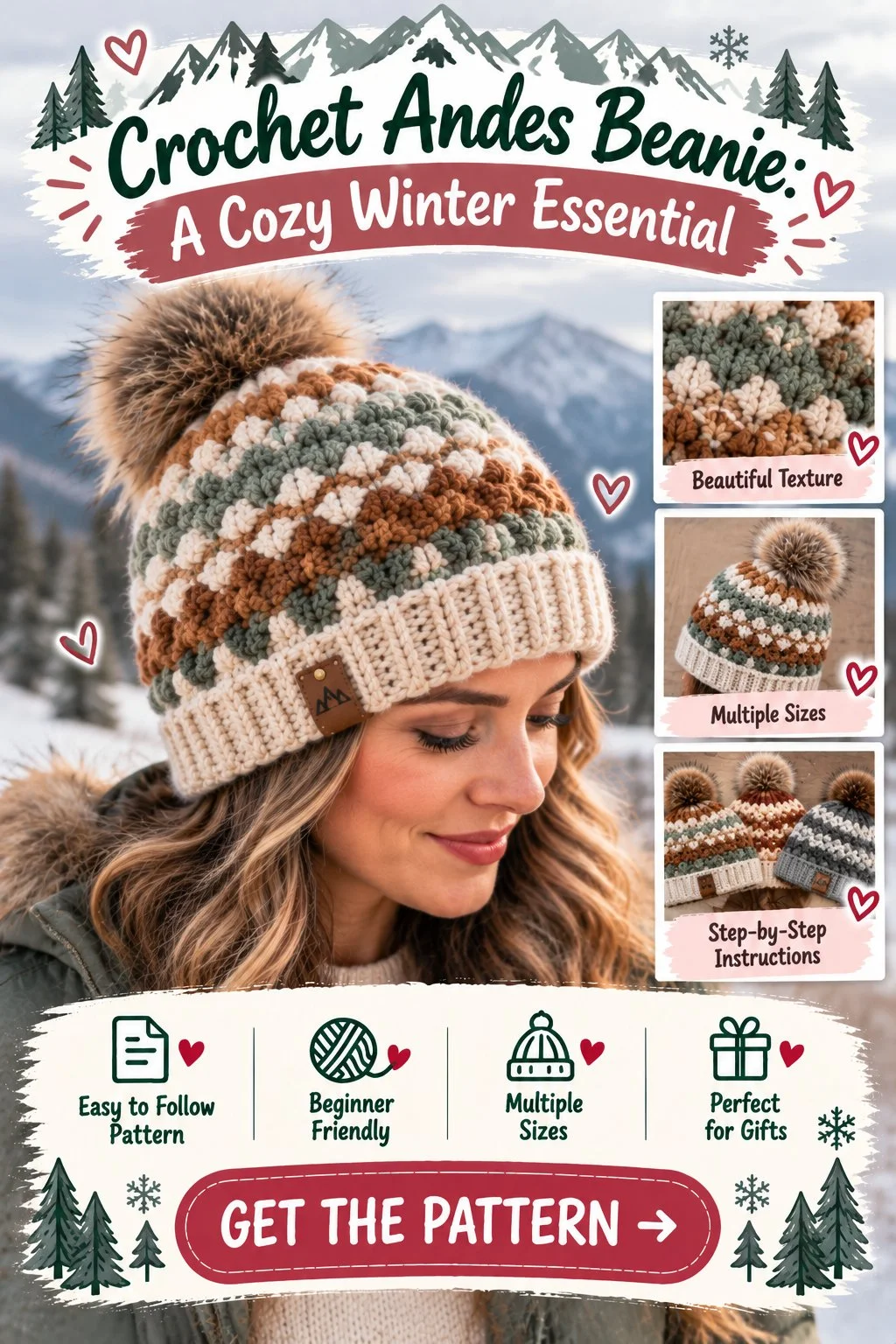 Crochet Andes Beanie: A Cozy Winter Essential
