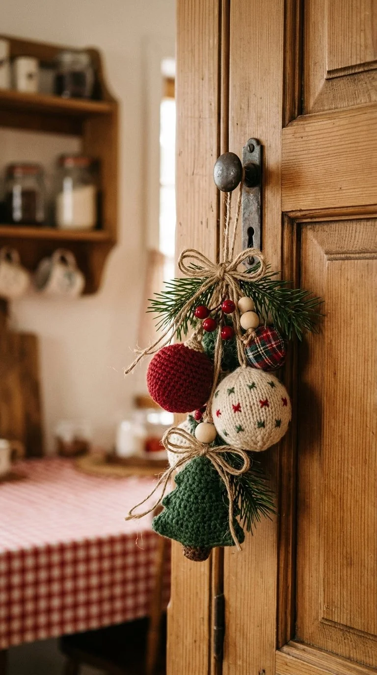 Crochet Christmas Door Swag Pattern — Free Crochet Pattern | amigurumi | Рождество, Амигуруми, Образец