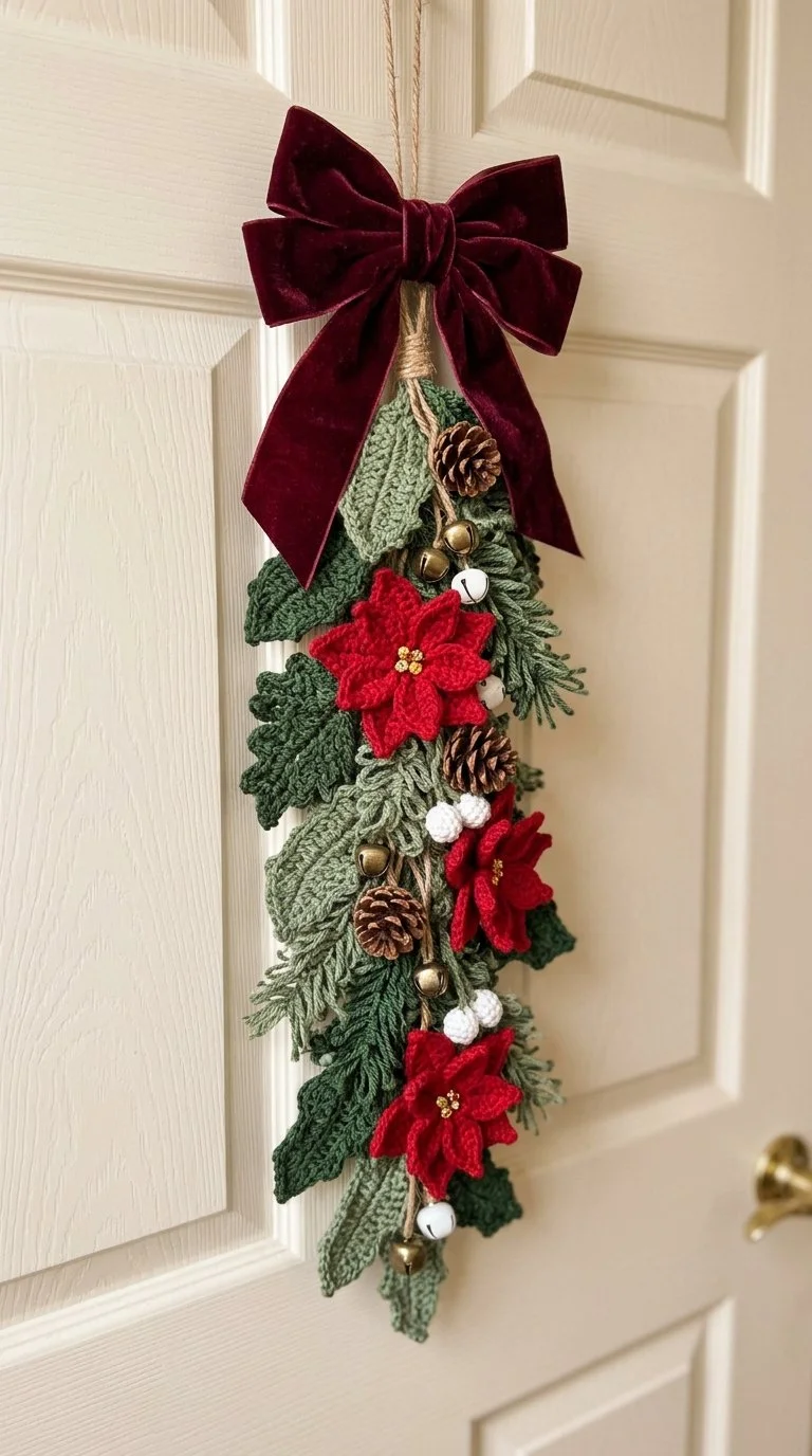 Crochet Christmas Door Swag Pattern — Free Crochet Pattern | amigurumi