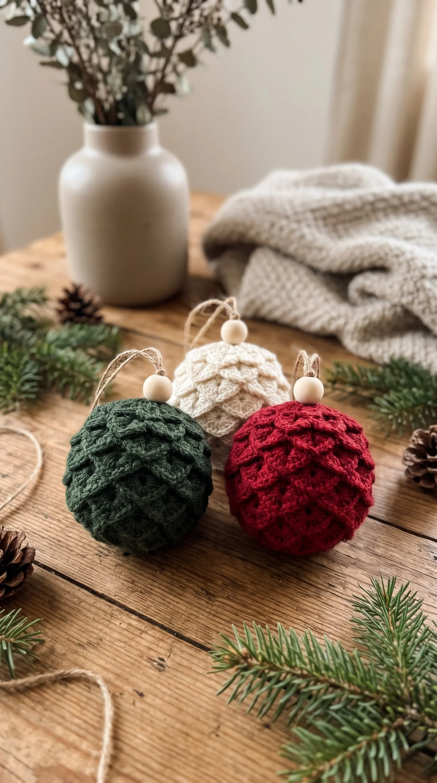 Cozy Crochet Christmas Ornaments Free Pattern