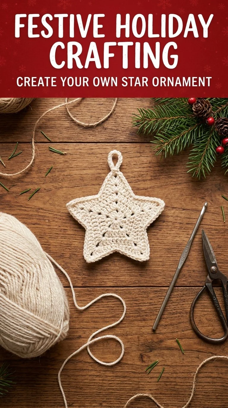 Quick & Easy Crochet Christmas Star Free Pattern
