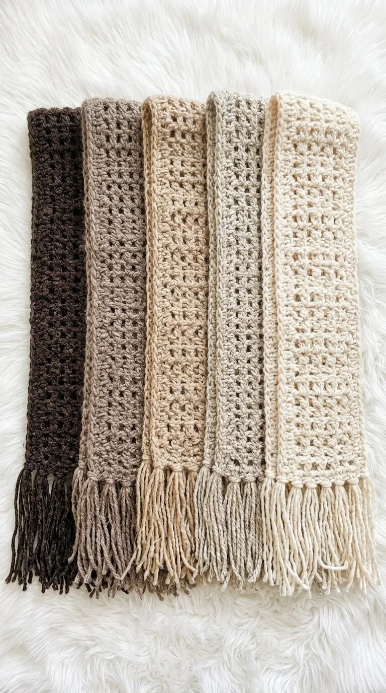 Crochet Winter Scarf (Free) - Crochet Dreamz