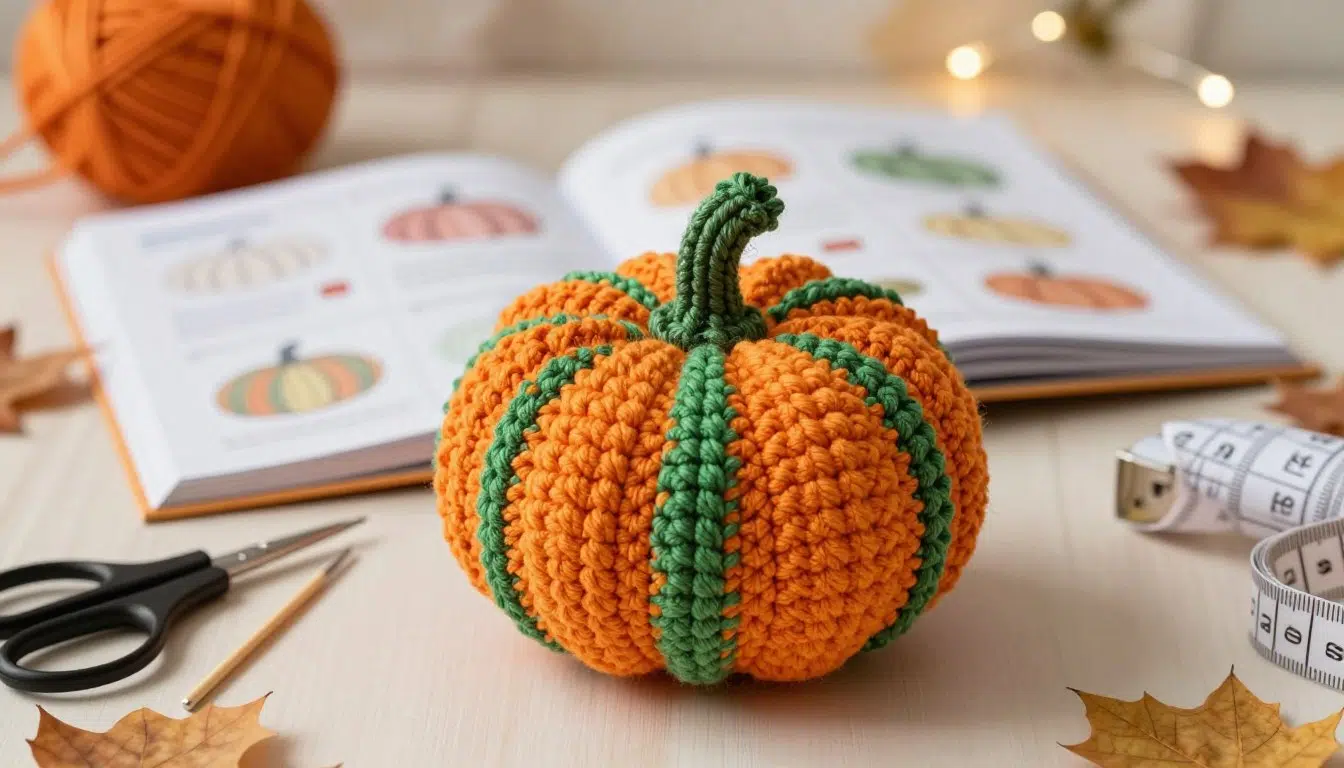 How to Make a Crochet Halloween Pumpkin Step by Step 3 crochet pumpkin pattern
